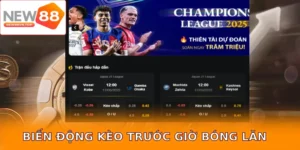 bien dong keo truoc gio bong lan new88