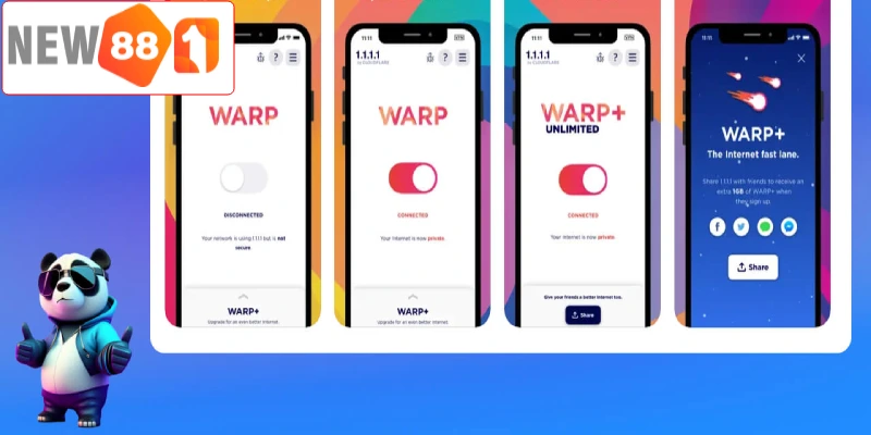 Ứng dụng đổi IP miễn phí 1.1.1.1 đơn giản và dễ sử dụng